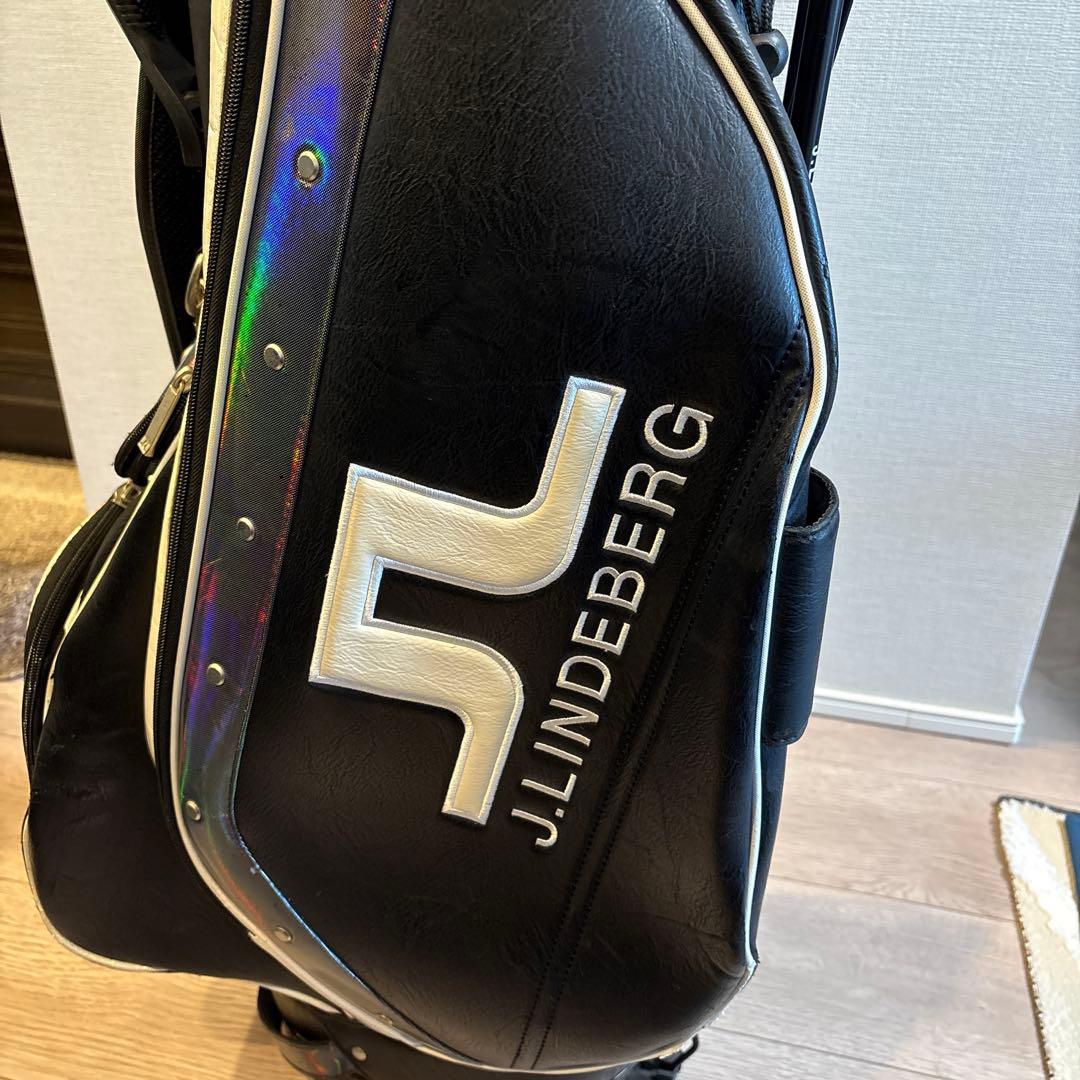 J.Lindeberg キャディバッグ ブラック/クラブ11本セット - メルカリ