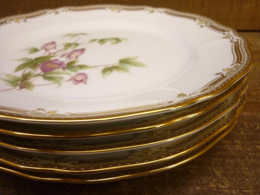 ヴィンテージ ノリタケ ガラコンテッサ 21㎝プレート 5枚 廃盤 S15459