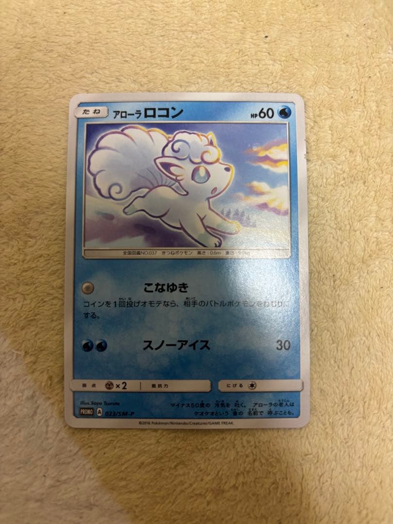 ポケモンカード アローラロコン SM-Pプロモカード 023/SM-P - メルカリ