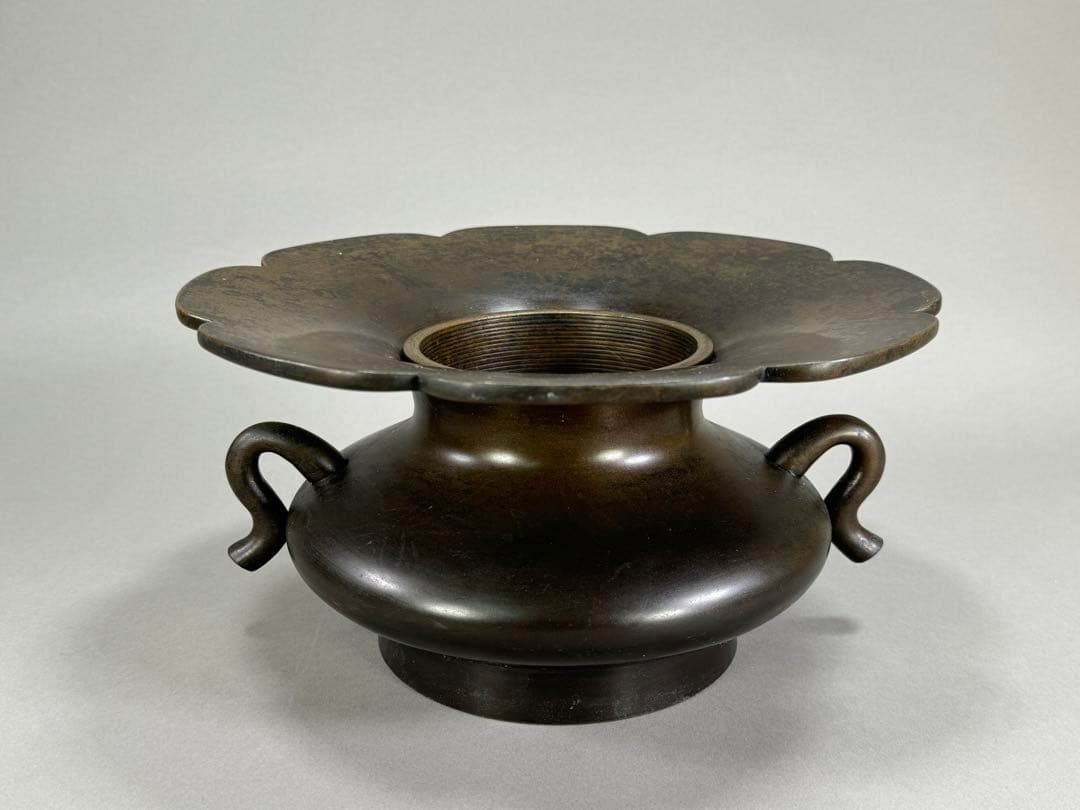 いけばな 池坊 古流 龍生派 銅鋳造 花器 花瓶 華道具 銅花器 伝統