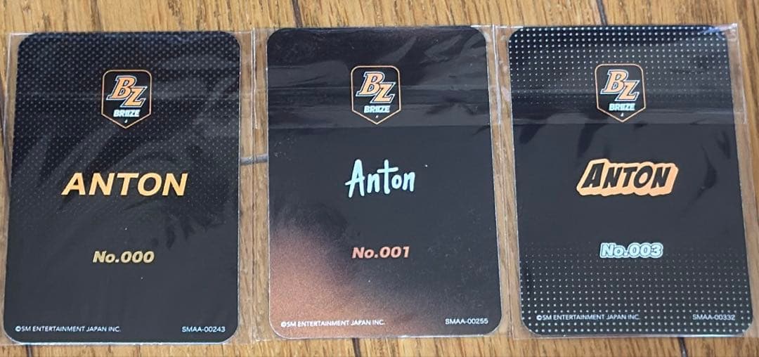 RIIZE アントン トレカ FC特典000・001・003 2枚セット - メルカリ