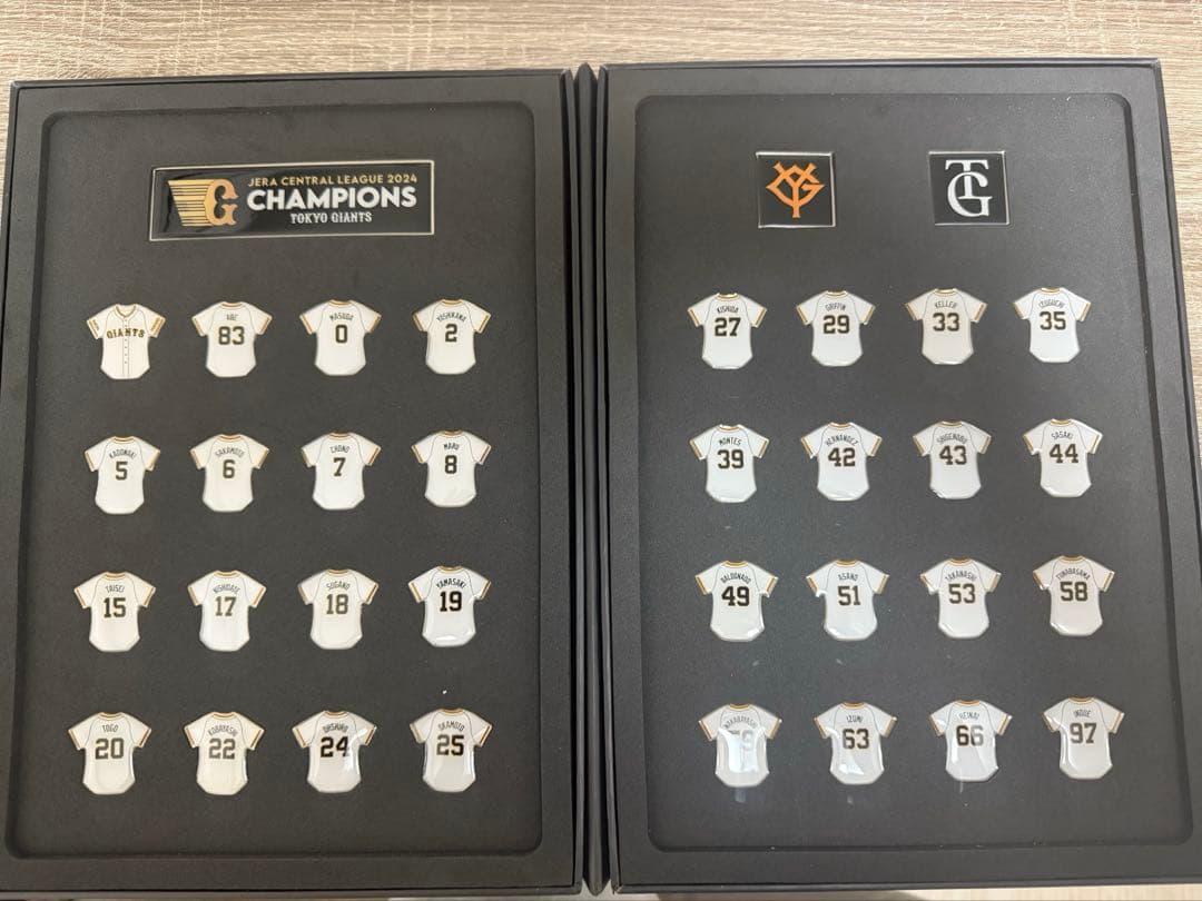 巨人2024優勝記念ピンコレクション
