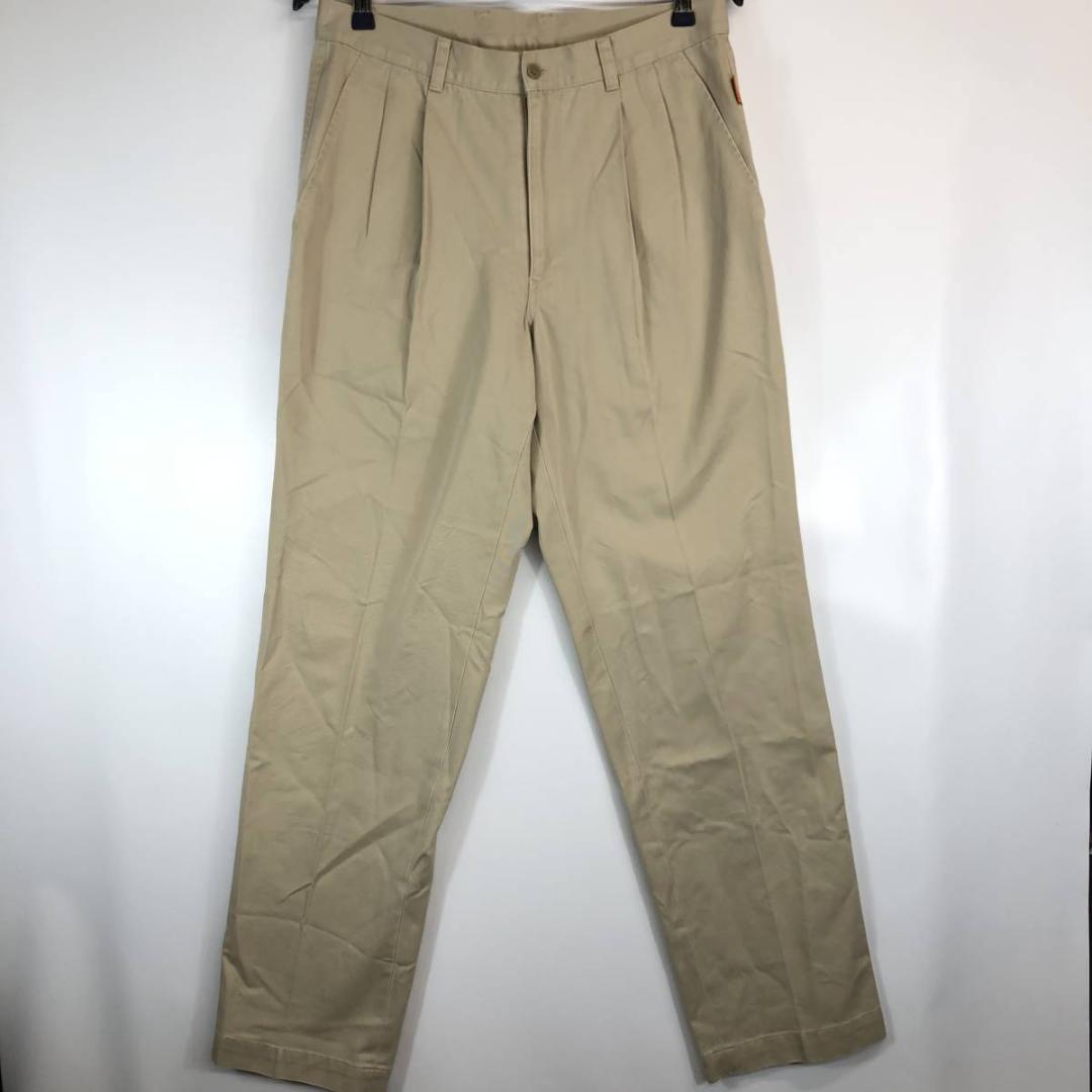 パーリーゲイツ ツータックチノパンツ ベージュ 6サイズ 053-135004