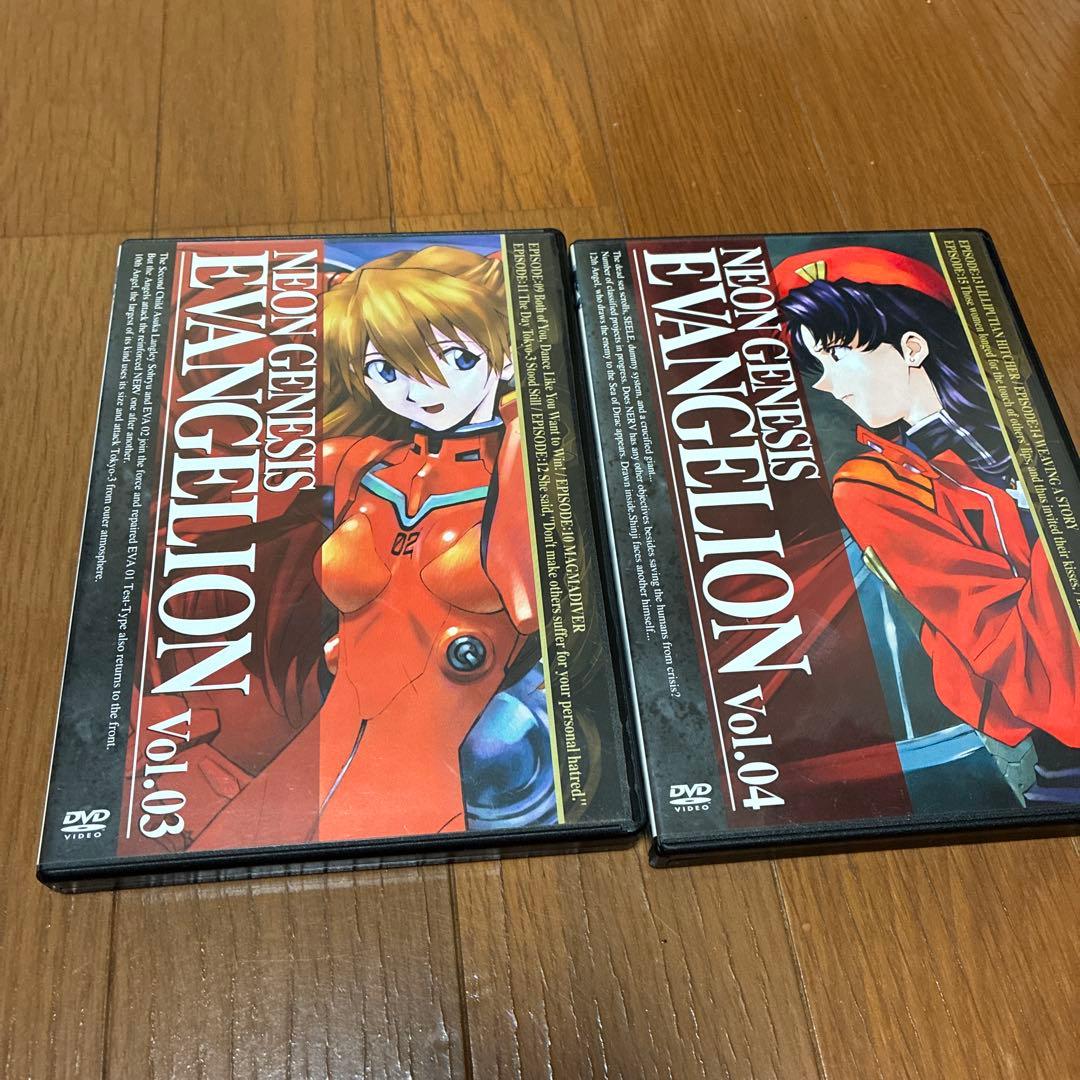 エヴァンゲリオンのテレビ版全8巻と劇場版1巻の合わせて9巻セット