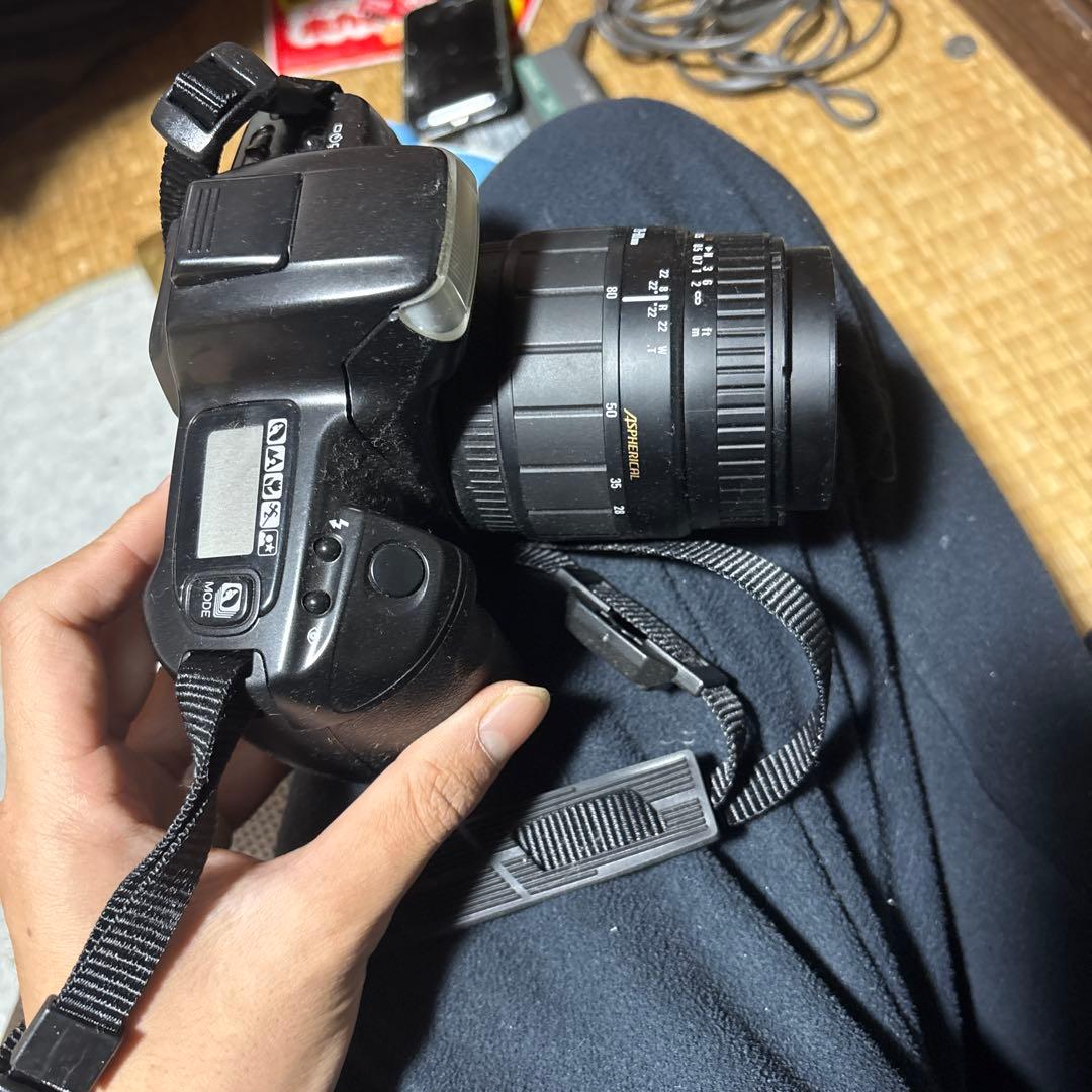 MINOLTA デジタル一眼レフカメラ SIGMA 28-80mm SIGMA ZOOM 28-80mm F3.5-5.6 MACRO 100-300mm F4.5-6.7 DL - 古レンズ