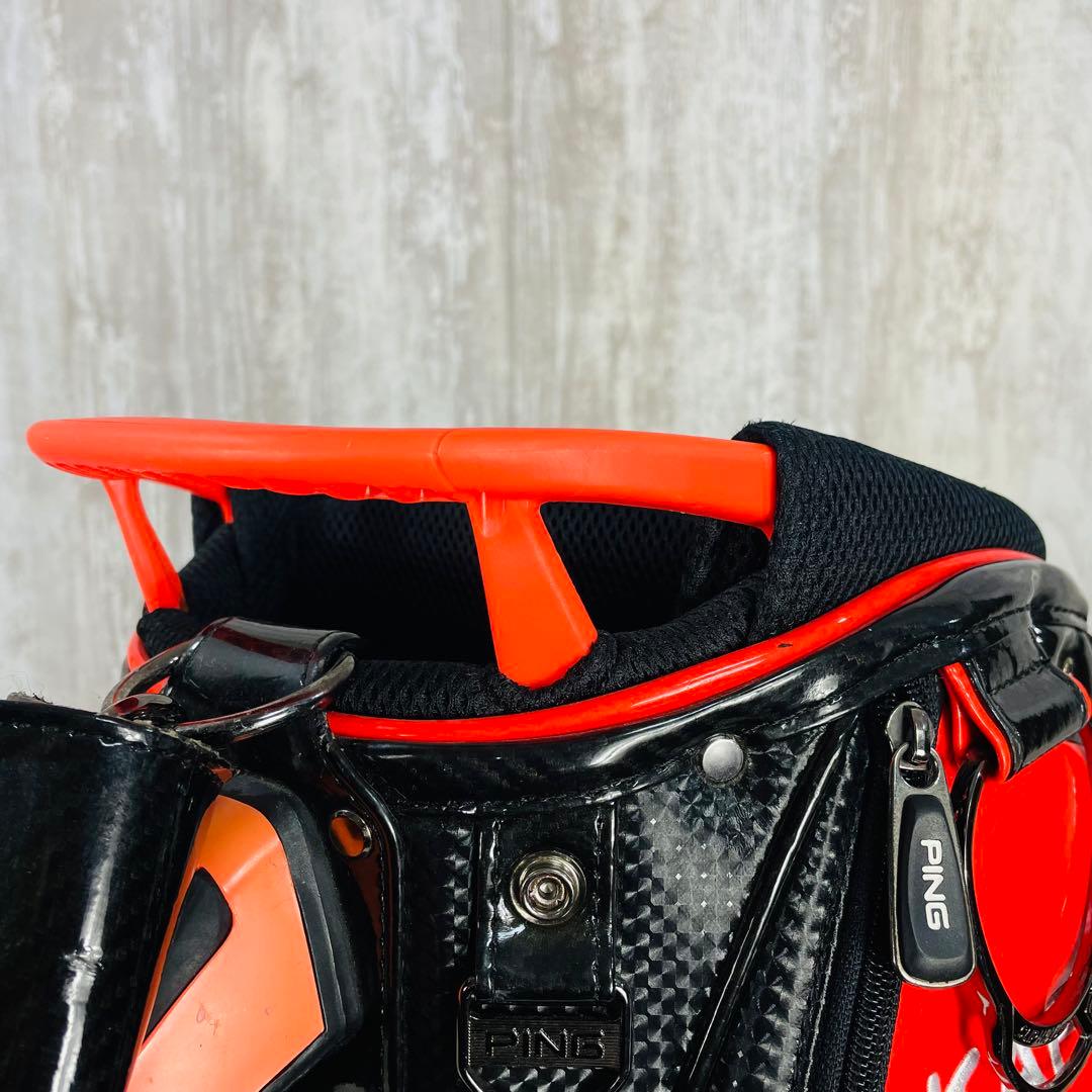 廃盤品】PING ピンMr. PING KARSTEN エナメルキャディバッグ - メルカリ