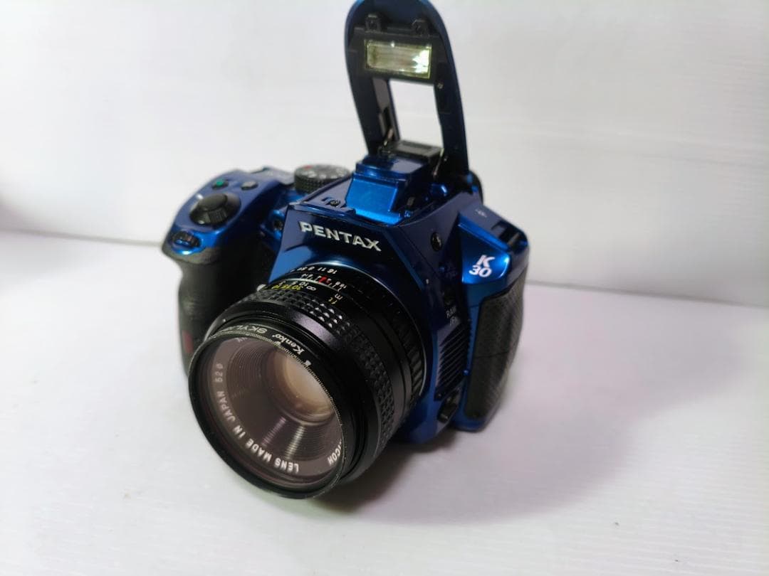 パンダニゴウ様専用 【黒死病対策】【内臓電池交換】PENTAX K-30 青