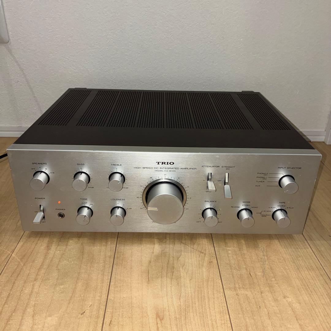 動作良好！！trio 　プリメインアンプ　KA-8100 希少です TRIO KA-8100の仕様 トリオ