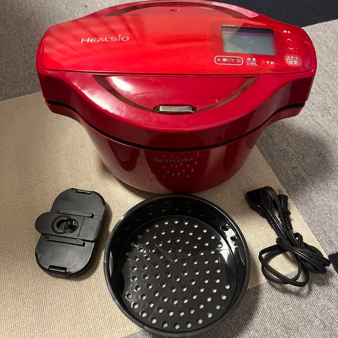 SHARP 電気圧力鍋 KN-HW16F-R レッド