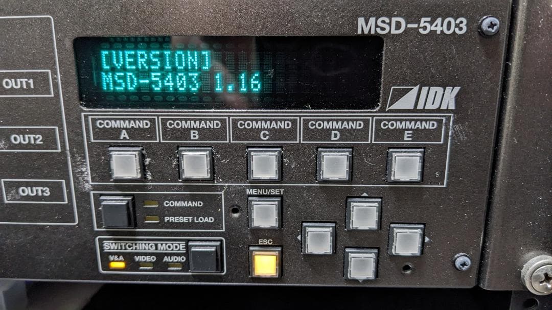 IDK MSD-5403 DIGITAL MULTI SWITCHER - メルカリ