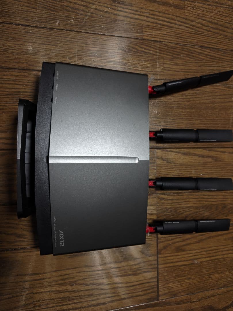 AX12 無線LANルーター 4本アンテナ バッファロー、4基の可動アンテナを搭載したWi-Fi 6E対応のハイ