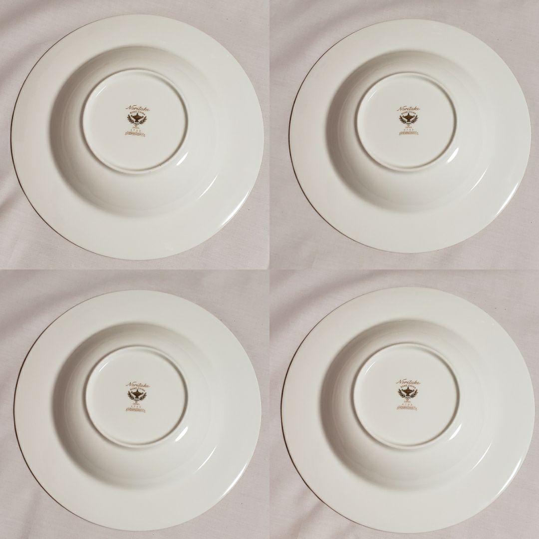 M200 ノリタケ ヘミングウェイ 深皿 スープ プレート 22cm 4枚