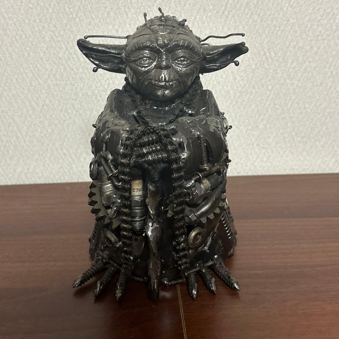 廃材アート メタルアート スターウォーズ ヨーダ - メルカリ
