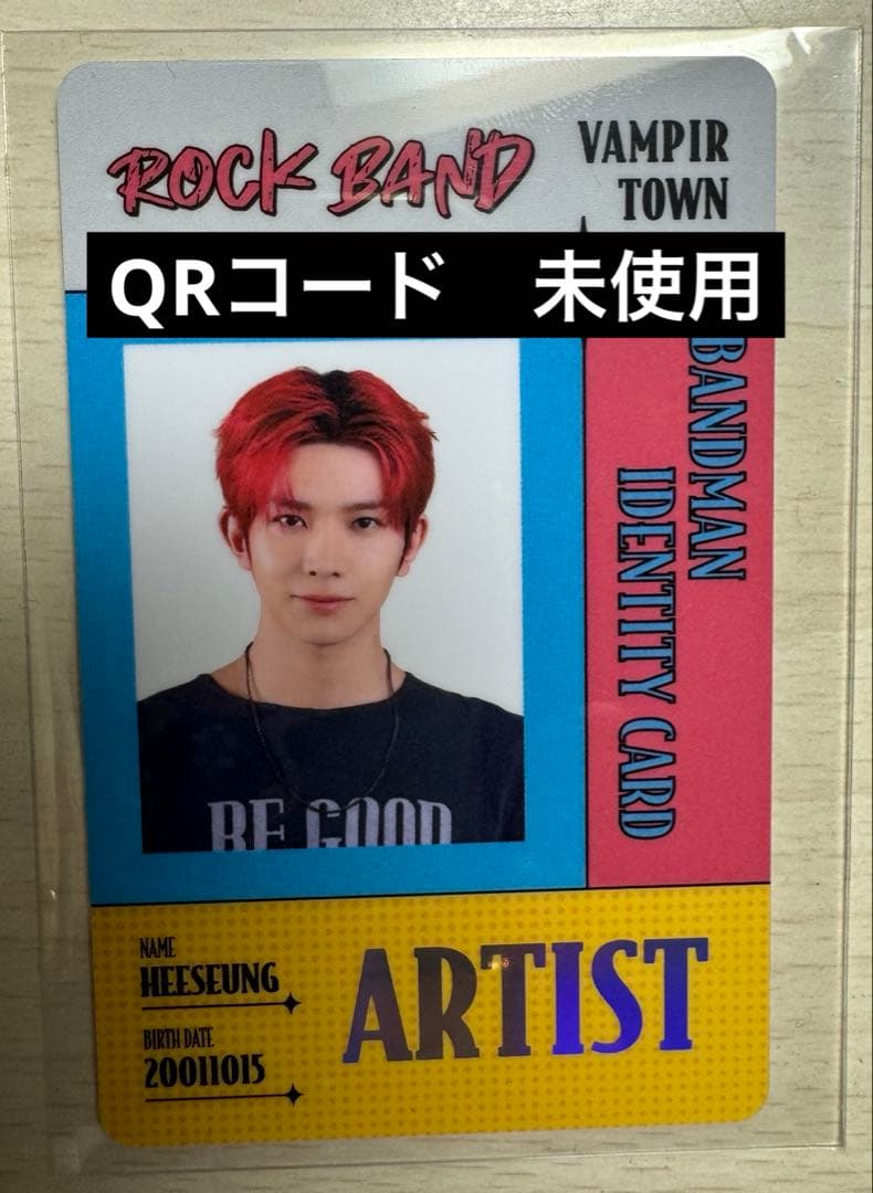 ENHYPEN WORLD ポップアップ SPカード ヒスン - メルカリ