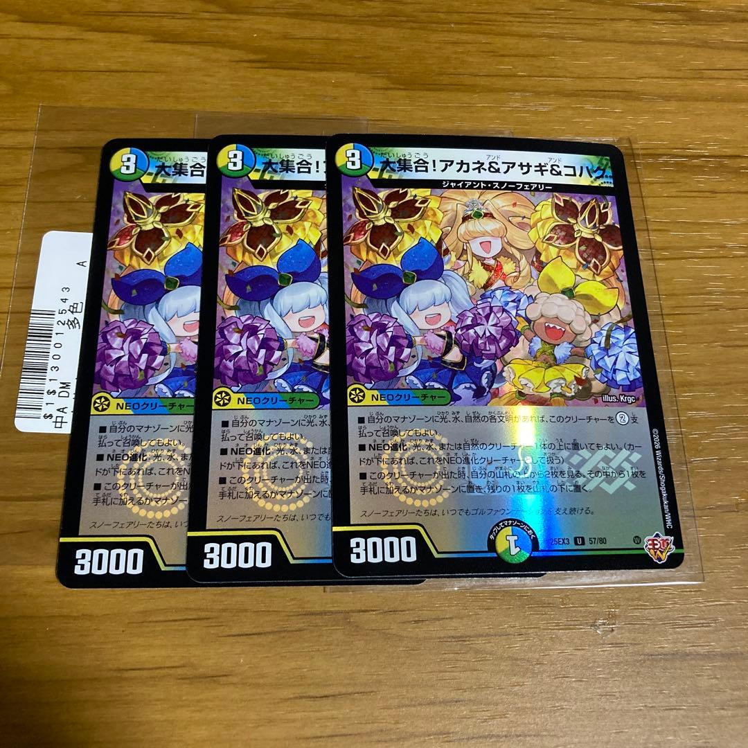 大集合！ アカネ&アサギ&コハク ホイル デュエナマイト 3枚 - メルカリ