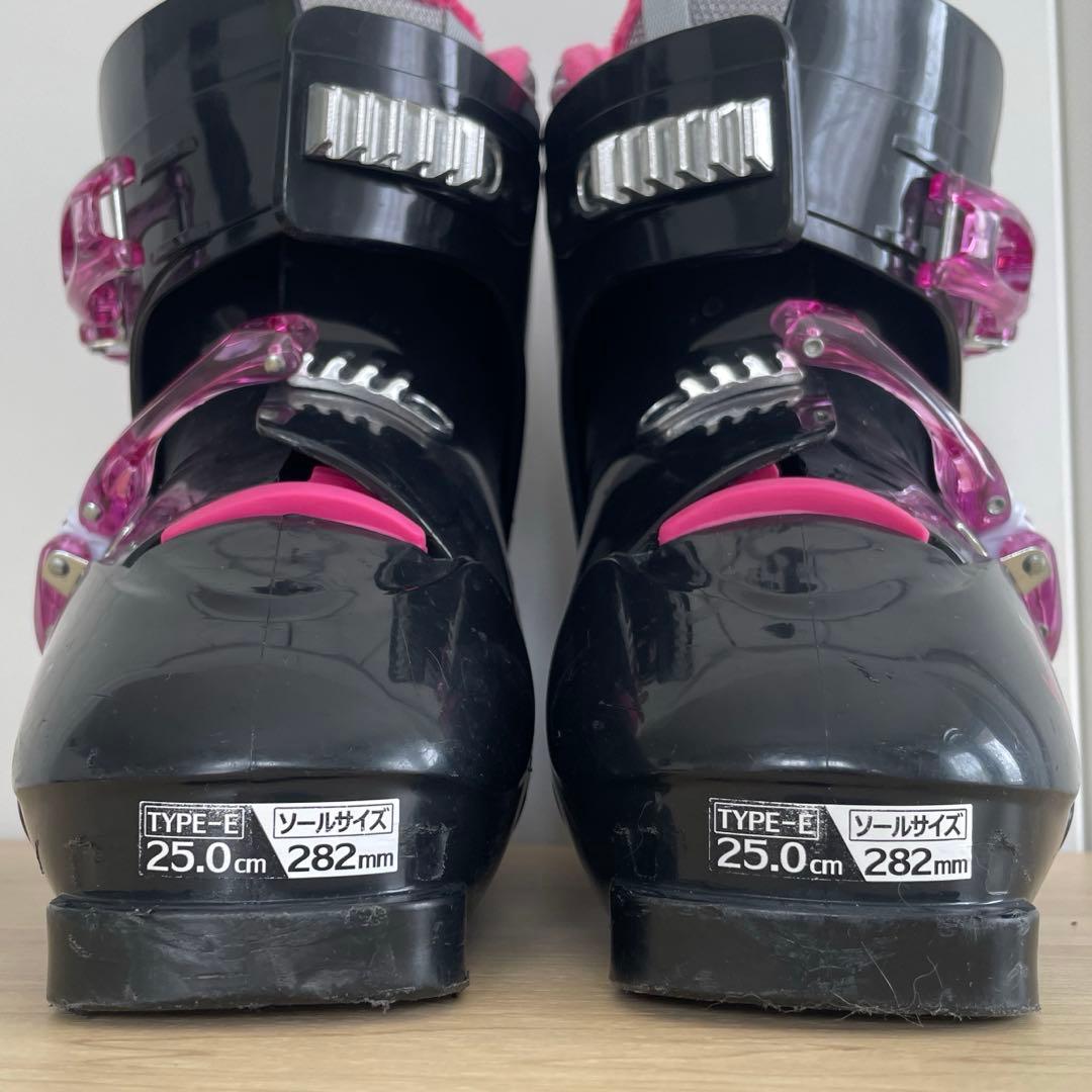 BIGHORN ビッグホーン スキーブーツ 25cm ブラック ピンク - メルカリ