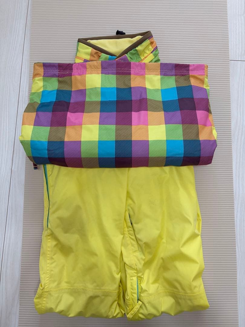 Sista.J マルチカラー チェック柄 スノーボードウェア - メルカリ