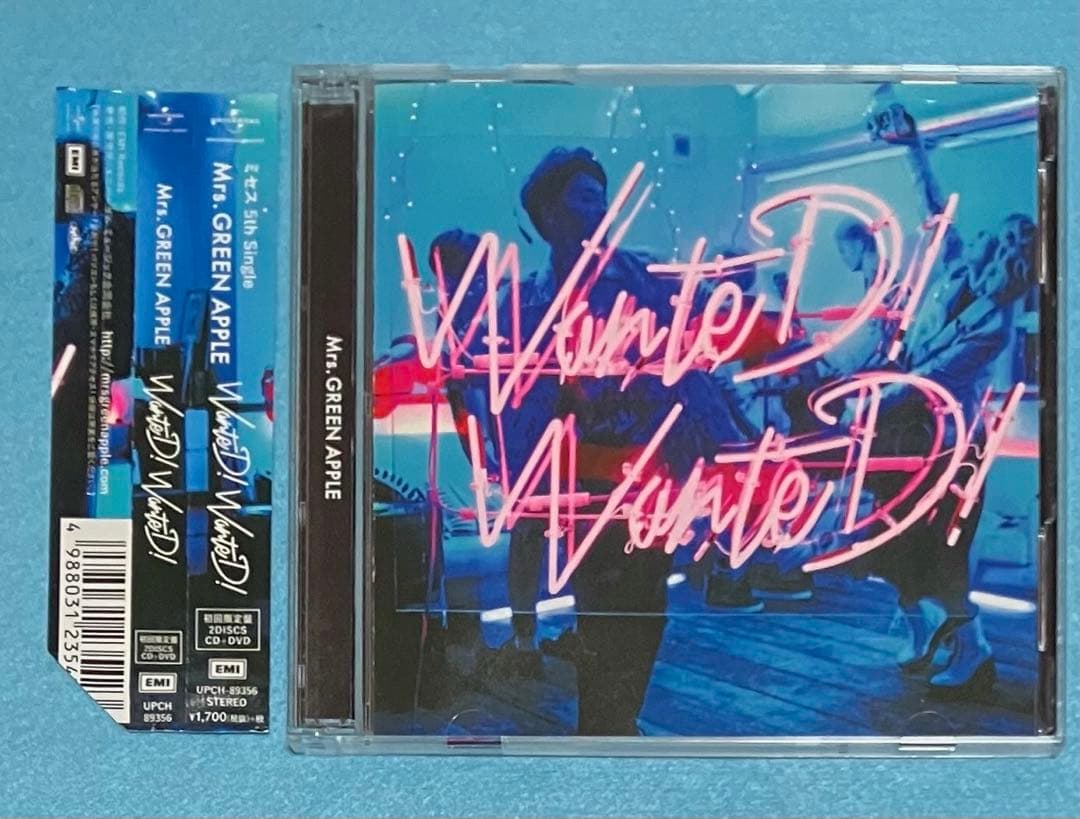 正規品 Mrs.GREEN APPLE Wanted! Wanted! 初回盤 - メルカリ