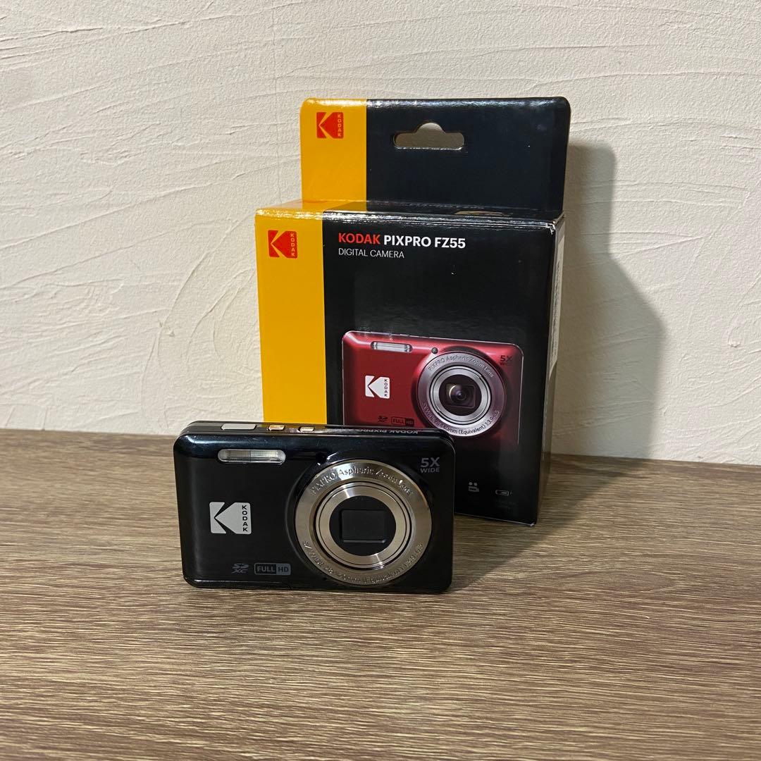 Kodak PIXPRO FZ55 デジタルカメラ ブラック Amazon.com : Kodak PIXPRO FZ55-BK 16MP CMOS Sensor Digital Camera