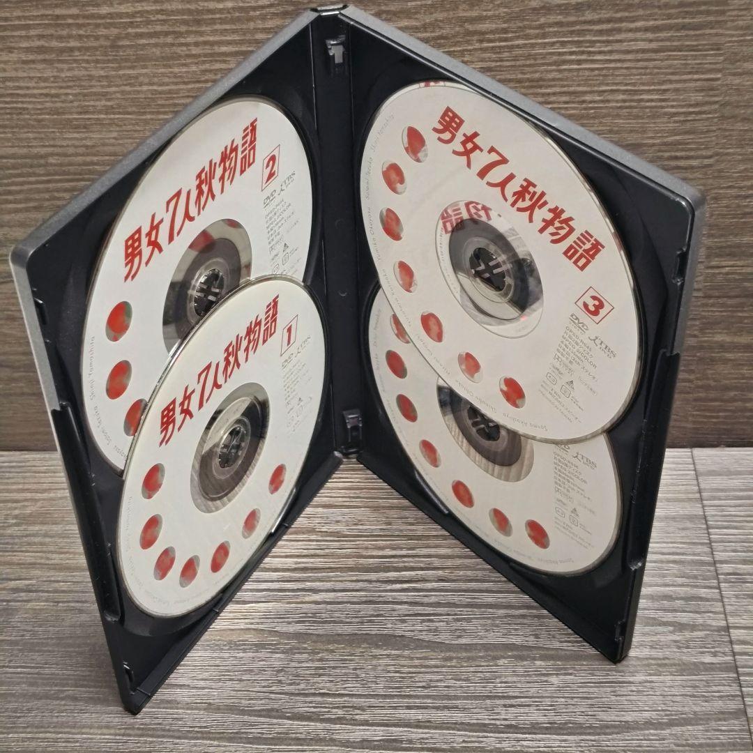 「男女7人秋物語」DVD 全4巻完結セット 明石家さんま レンタル落ち