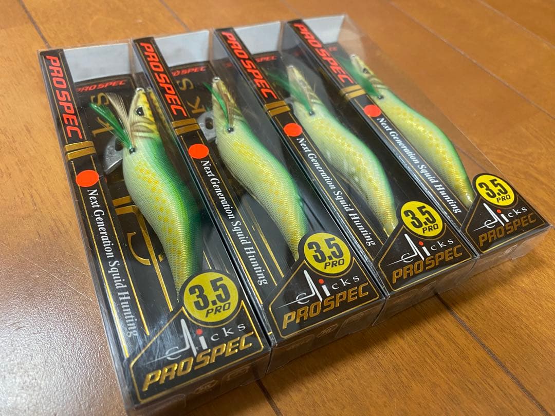 カンジ クリックス プロスペック 4本セット エギ 3.5号 鹿児島 - メルカリ