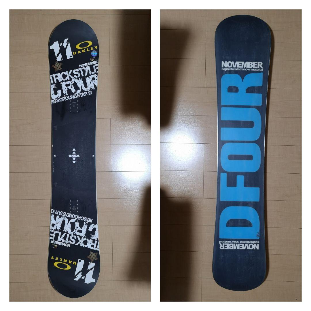送料込】NOVEMBER DFOUR (D4)153 スノーボード 🌽