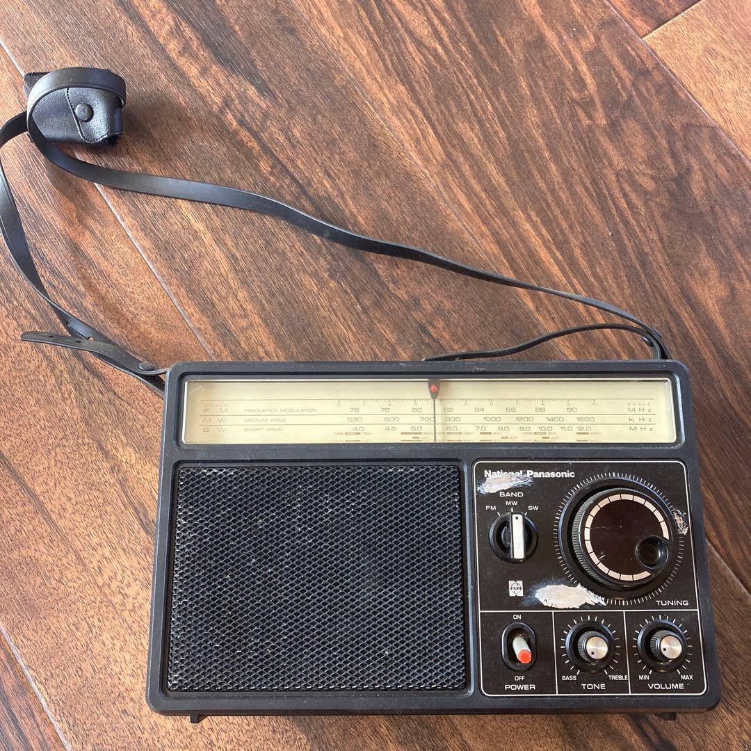 レトロ National Panasonic RF-1105 3バンド ラジオ - メルカリ