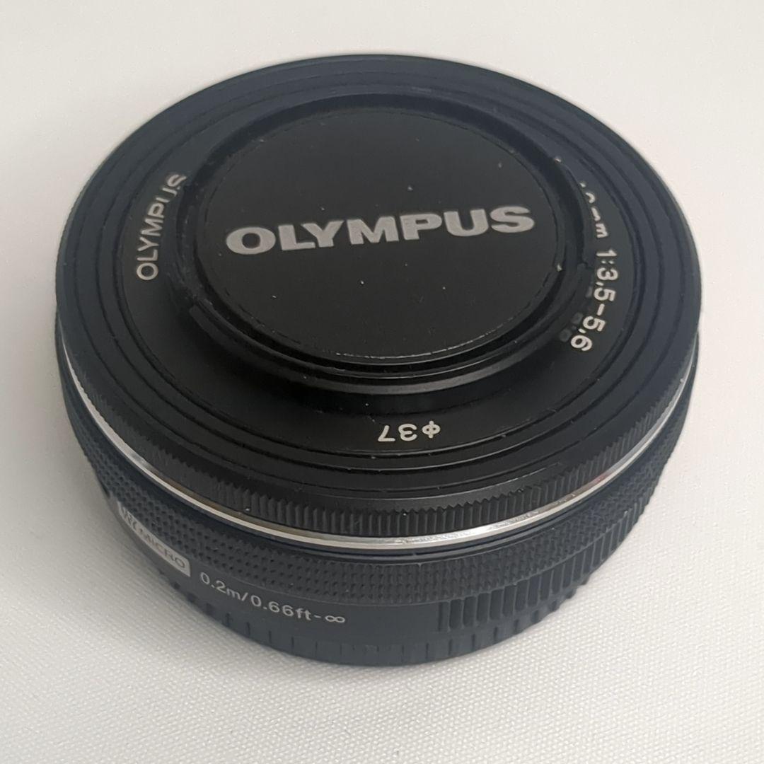 【美品】OLYMPUS 14-42ｍｍ F3.5-5.6 EZ　ブラック