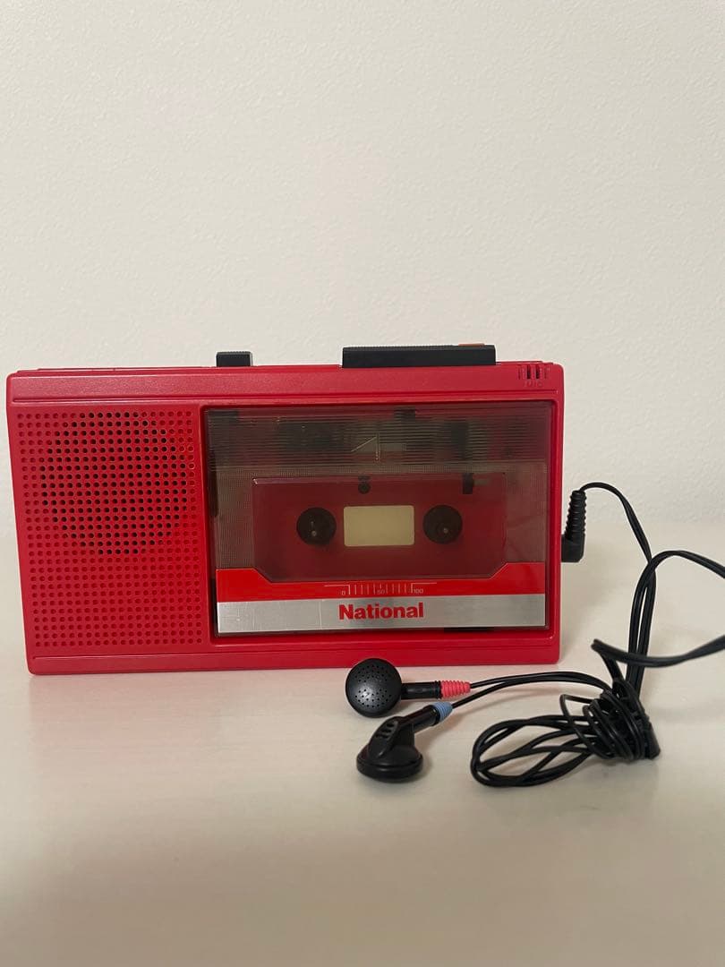 昭和レトロ National カセットテープレコーダー - メルカリ