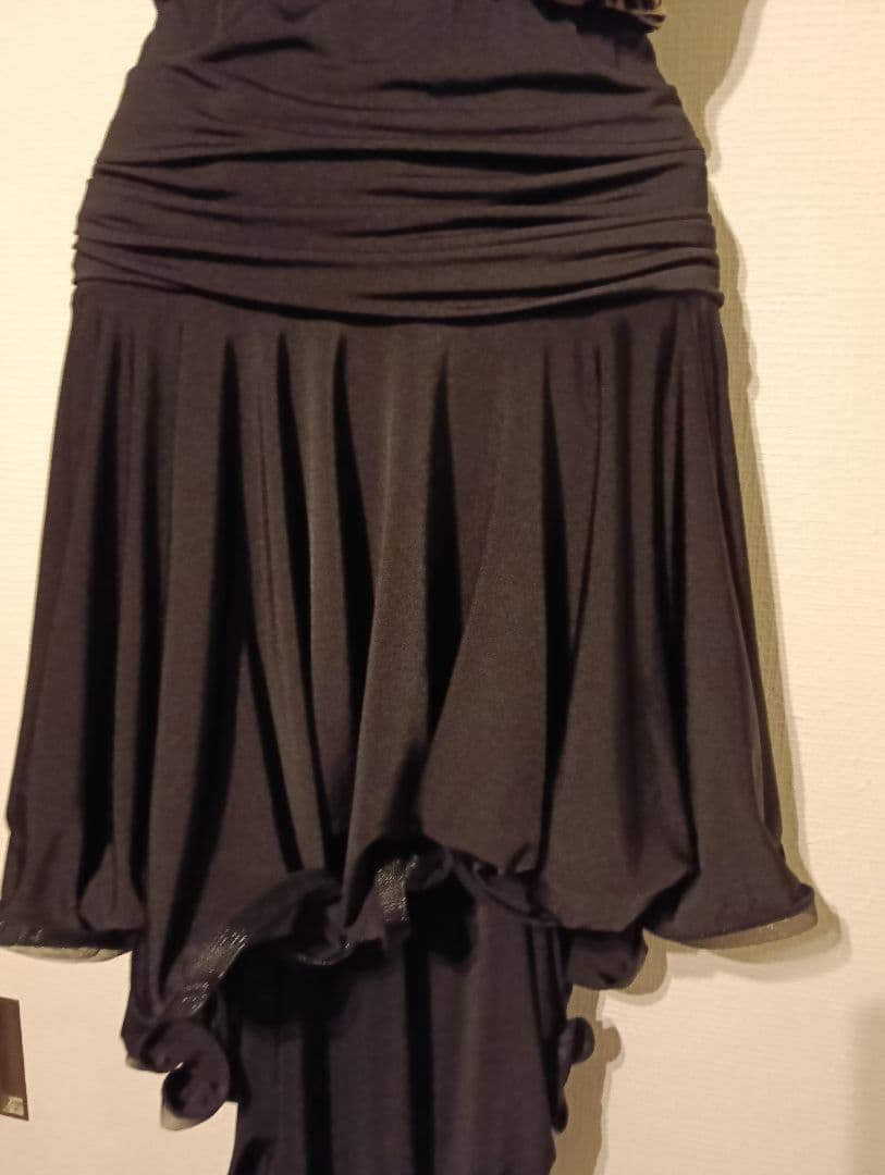 フィッシュテイルスカート ラテン 社交ダンス アシンメトリー