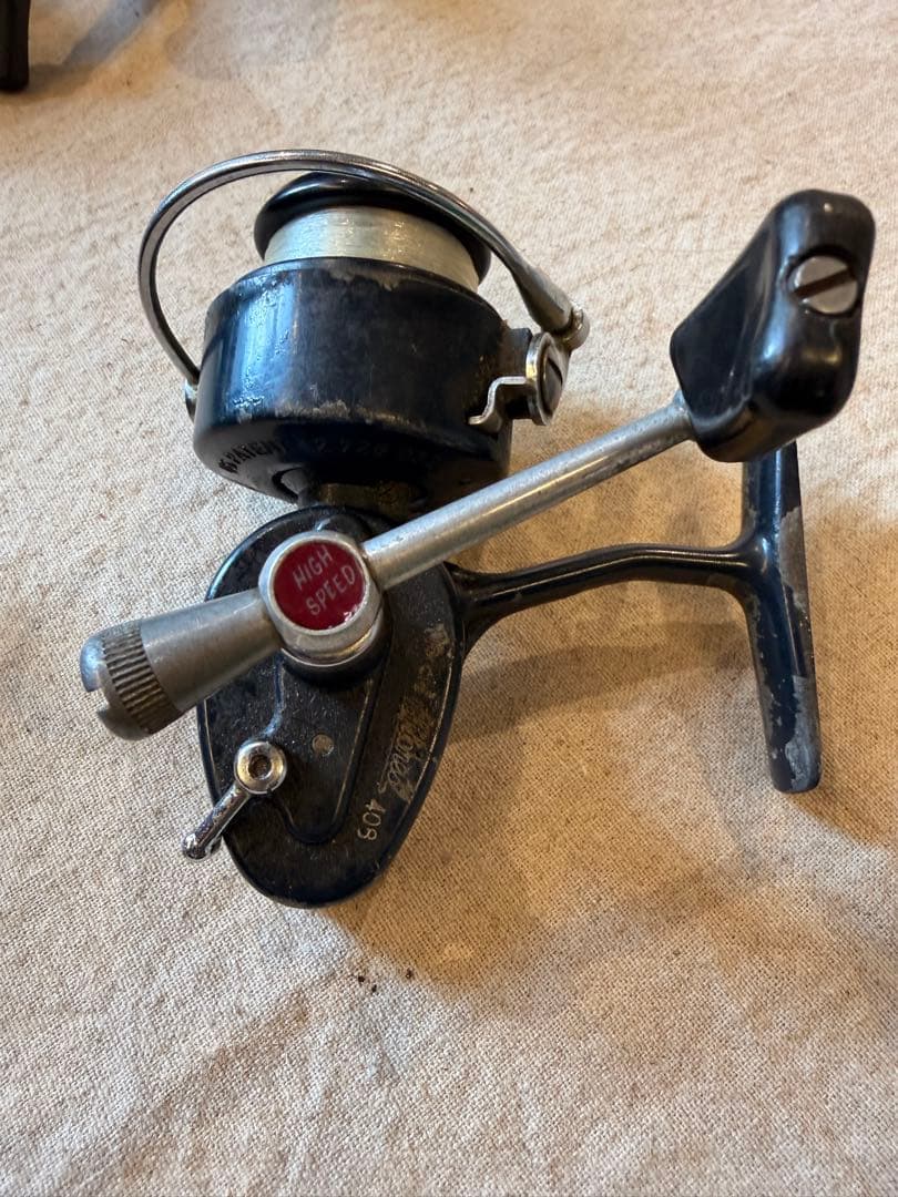 ミッチェル 408 ハイスピード FRANCE刻印 ヴィンテージ 動作確認済 Mitchell 408 Special European model Spinning Reel ガルシア