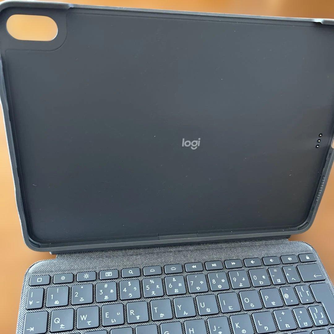 美品】logicool Combo Touch iPadケース グレー - メルカリ