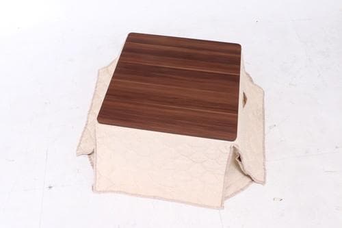 《新品・送料無料》こたつ　スクエア　布団付き　アイボリー