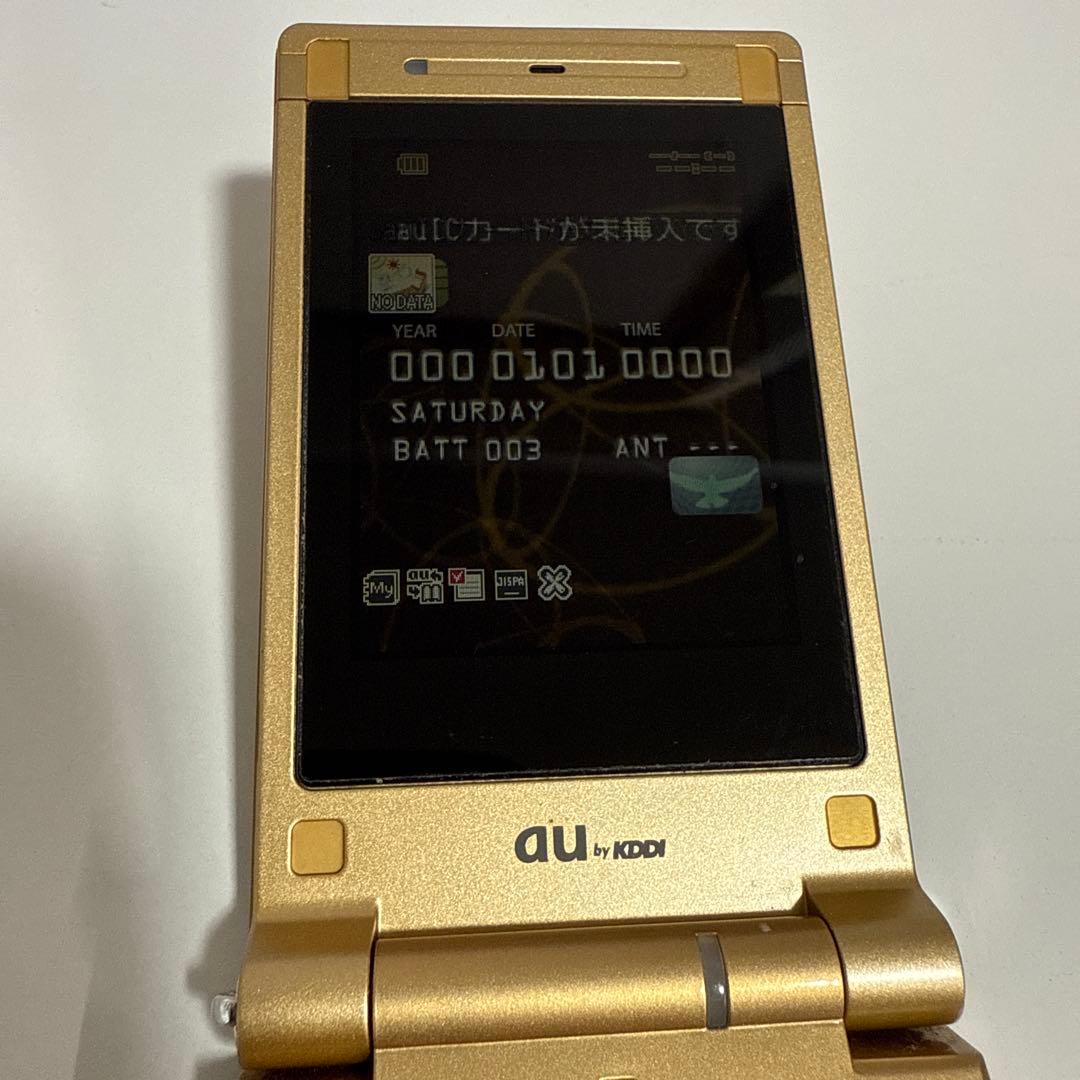 TOSHIBA W55T ゴールド 折りたたみ携帯電話 ガラケー 五条悟 - メルカリ