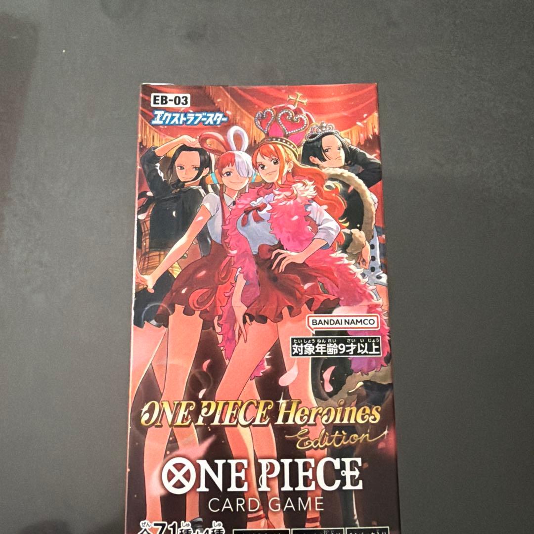 EB-03 ヒロインズエディション 1BOX 新品未開封　テープ付き ONE PIECEカードゲーム 新品未開封 テープ付 ワンピースカード