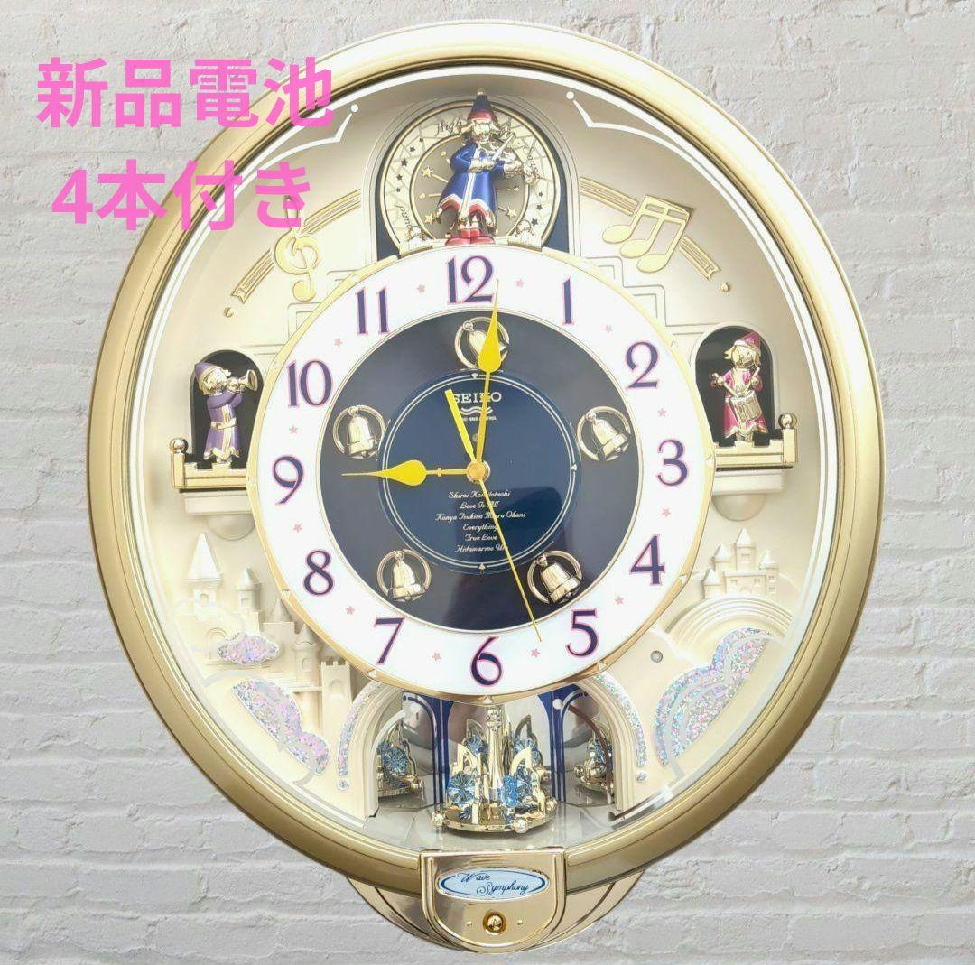 美品】SEIKO からくり時計 電波時計 ウェーブシンフォニークリスマス