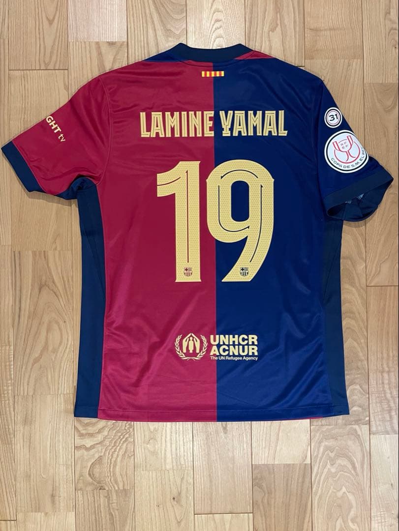 ラミン・ヤマル FCバルセロナ24-25 HOMEレプリカ正規品 - メルカリ