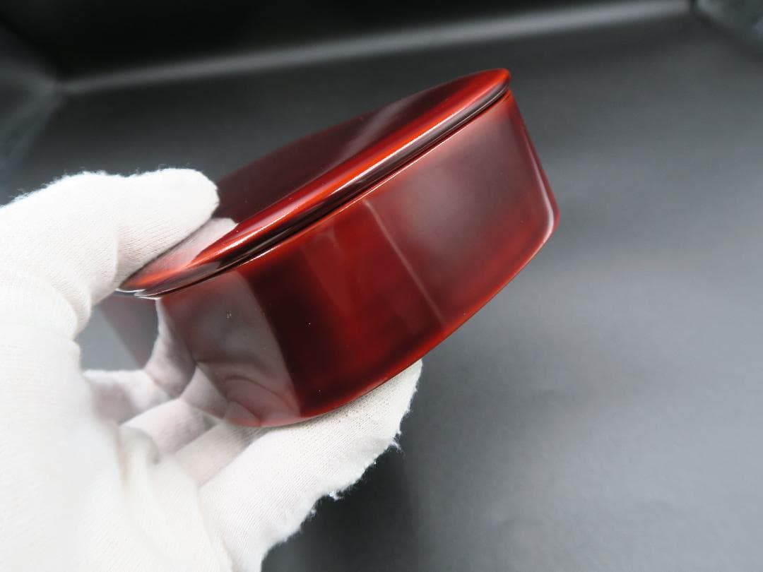 輪島塗】曲げわっぱ弁当箱 塩徳屋漆器店 溜塗内朱塗 一客 天然木 共箱