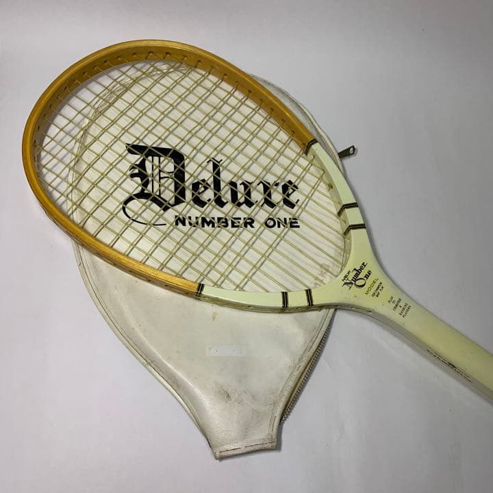 KAWASAKI 軟式テニス 木製ラケット NEW Number One - メルカリ