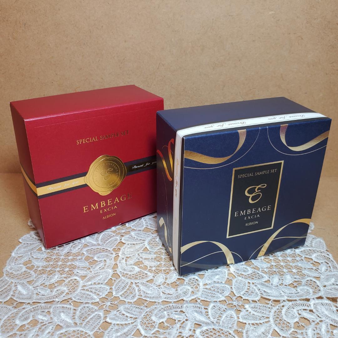 新品2箱 アルビオン アンベアージュ ミルク／ローション／セラム