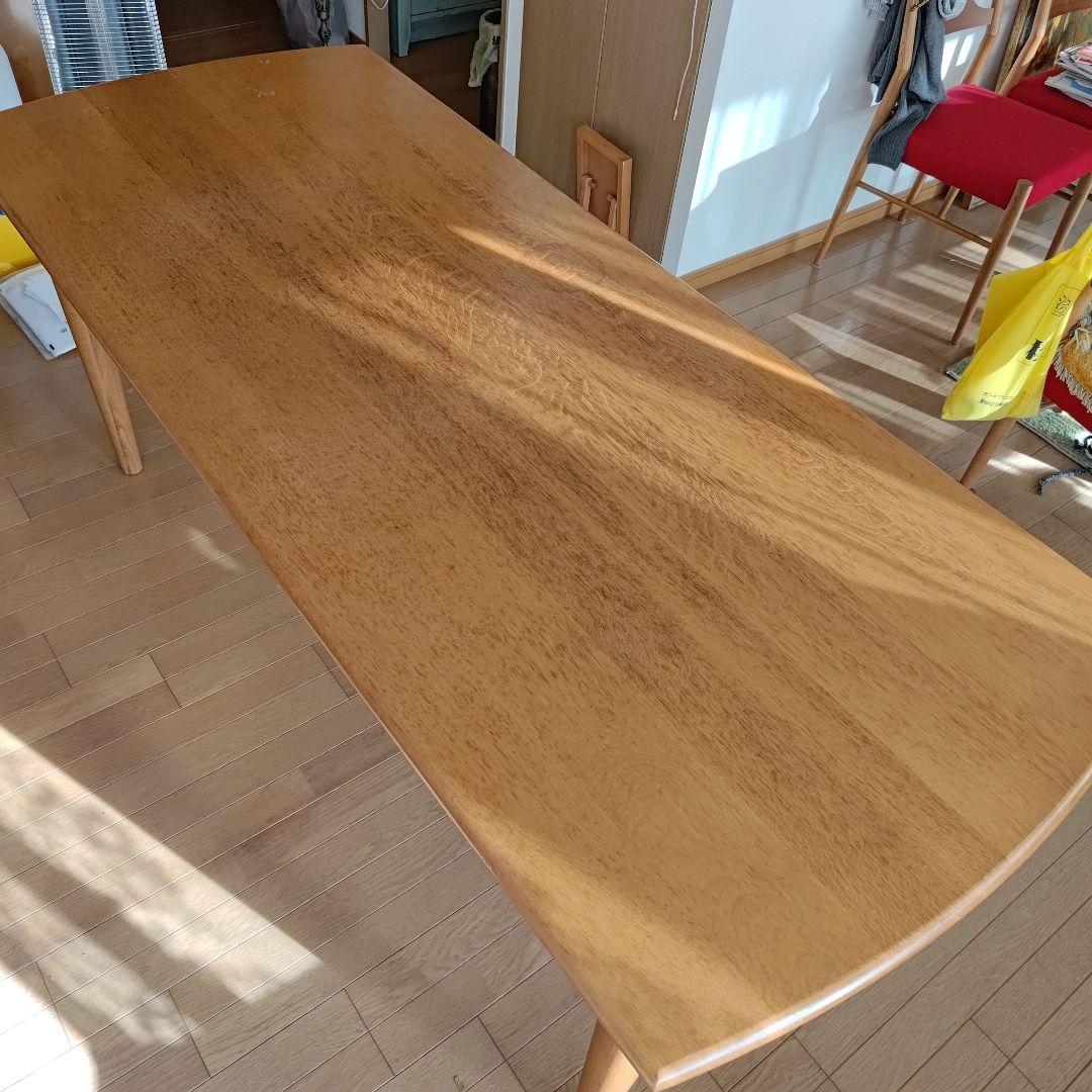 日進木工 オークのダイニングテーブル 180×75cm 日進木工（Formsシリーズ）JMタイプ ダイニングテーブル