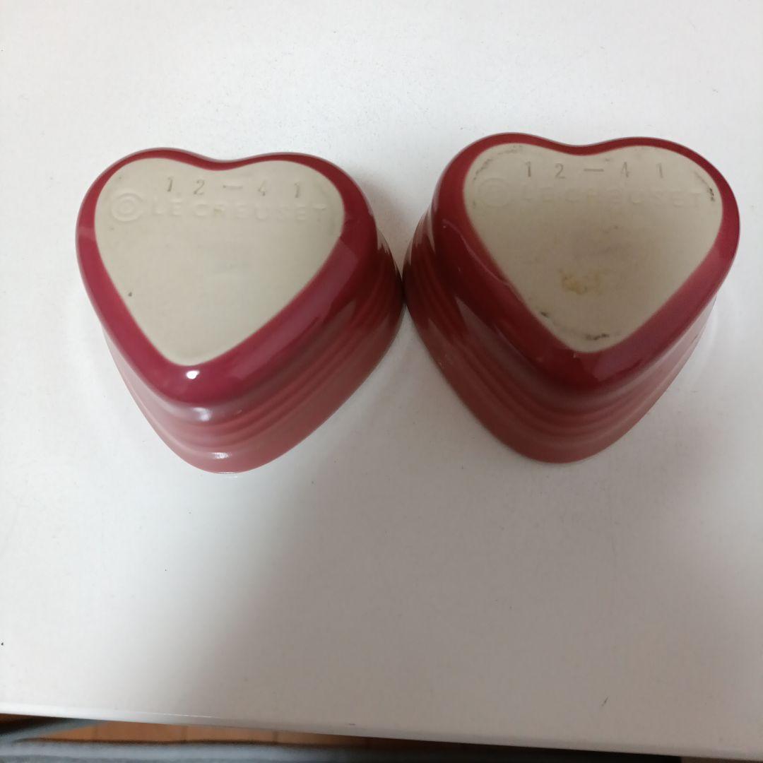 ル・クルーゼ ハート型ピンク - メルカリ