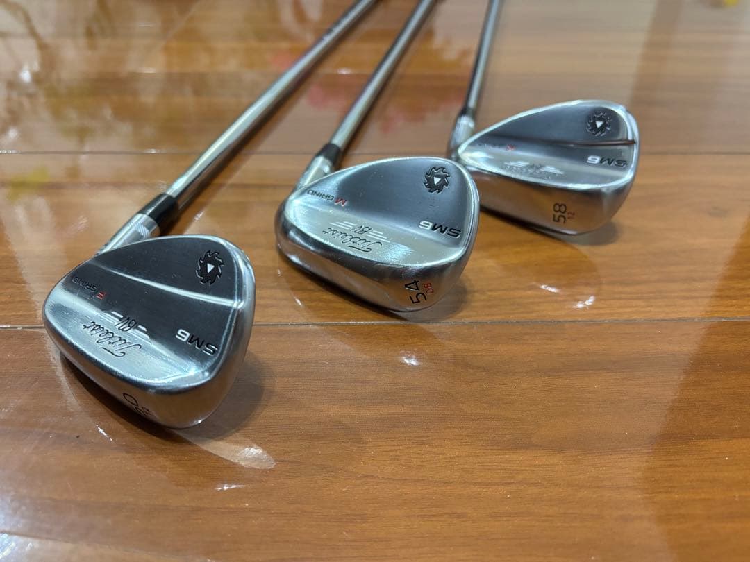 タイトリスト ボーケイ 3本セット SM6 (50、54、58)モーダス120 - メルカリ