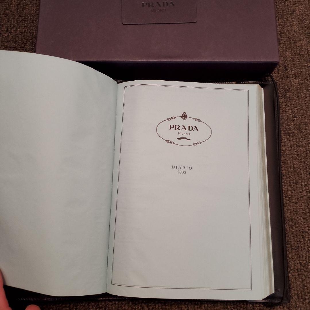 お値下げ】PRADA ブックカバー 2000年ダイヤリー アドレス帳付き