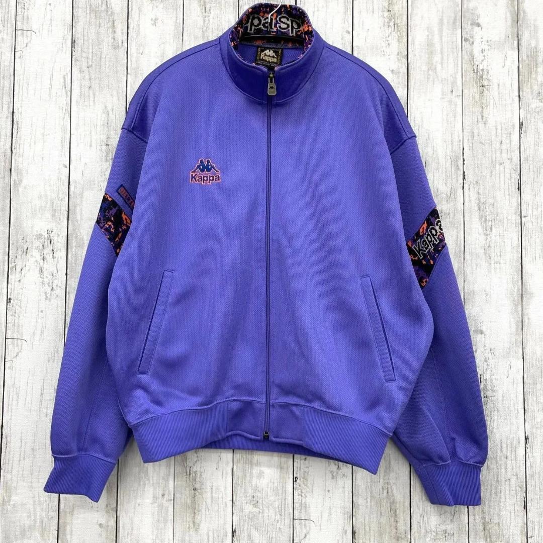 Kappa 】トラックジャージ 90s ヴィンテージ パープル 黒タグ L - メルカリ