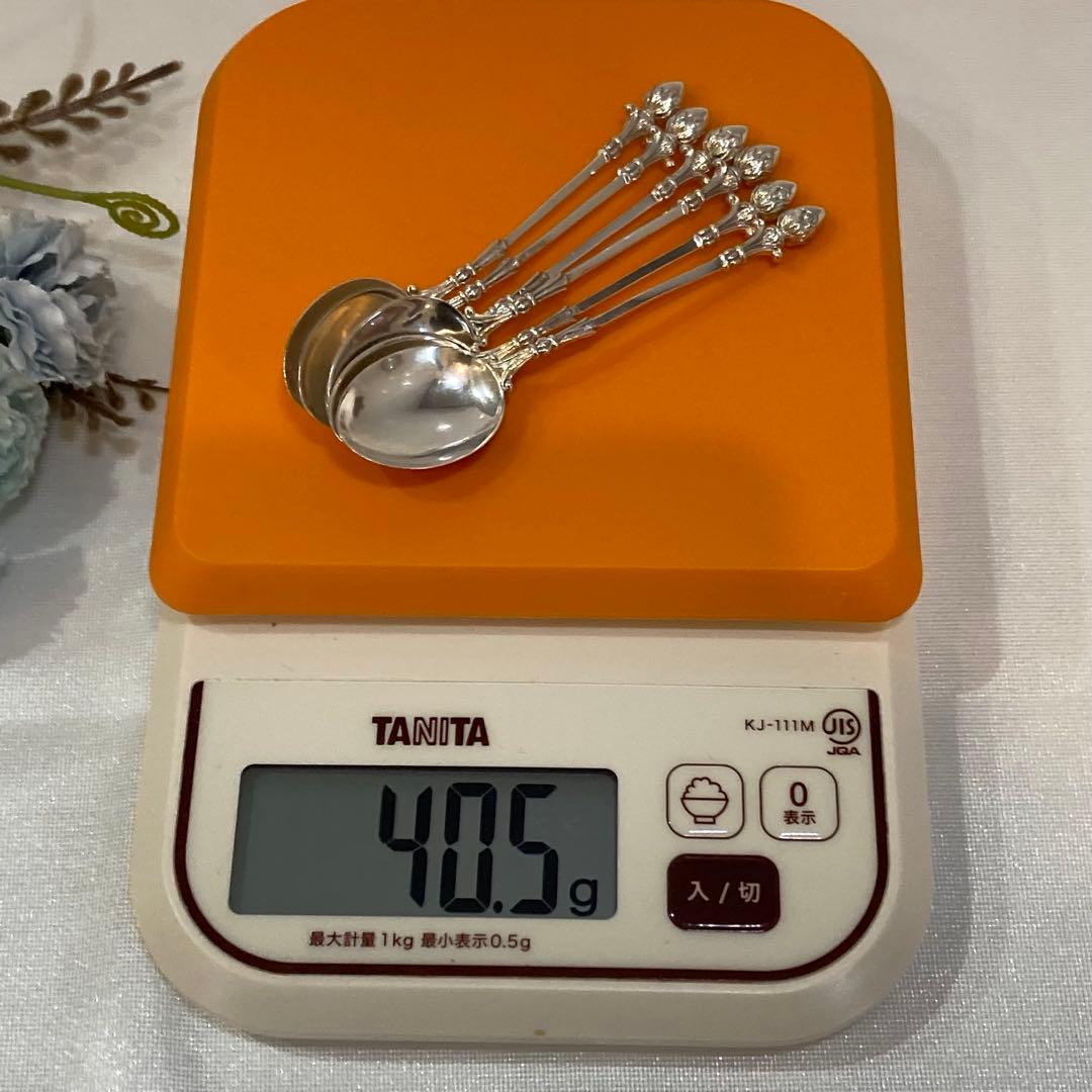 純銀】クリストフウィドマン デコラクラシック スプーン 6本セット