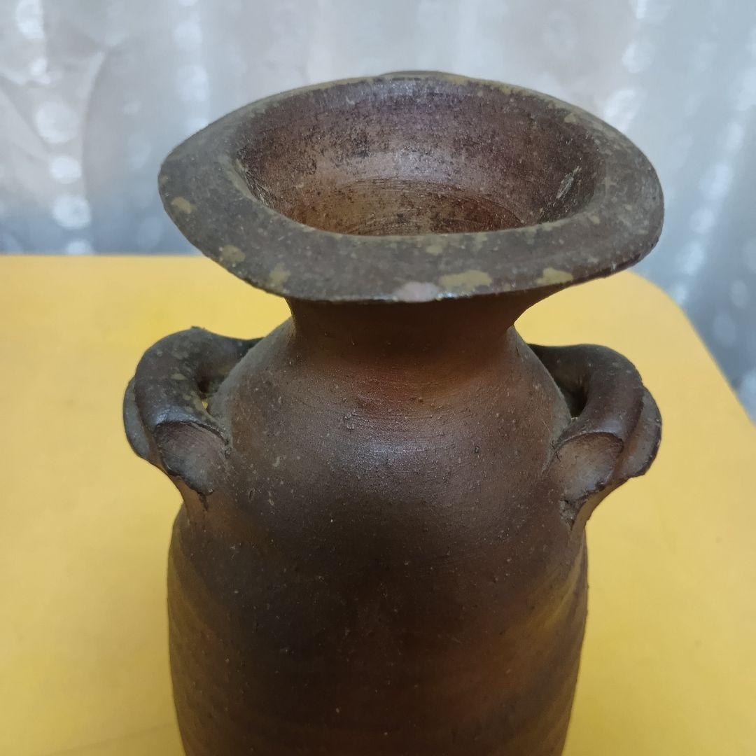 骨董品 花瓶 花入 花器 志戸呂焼 美術品 耳付花入 高級品 極美品