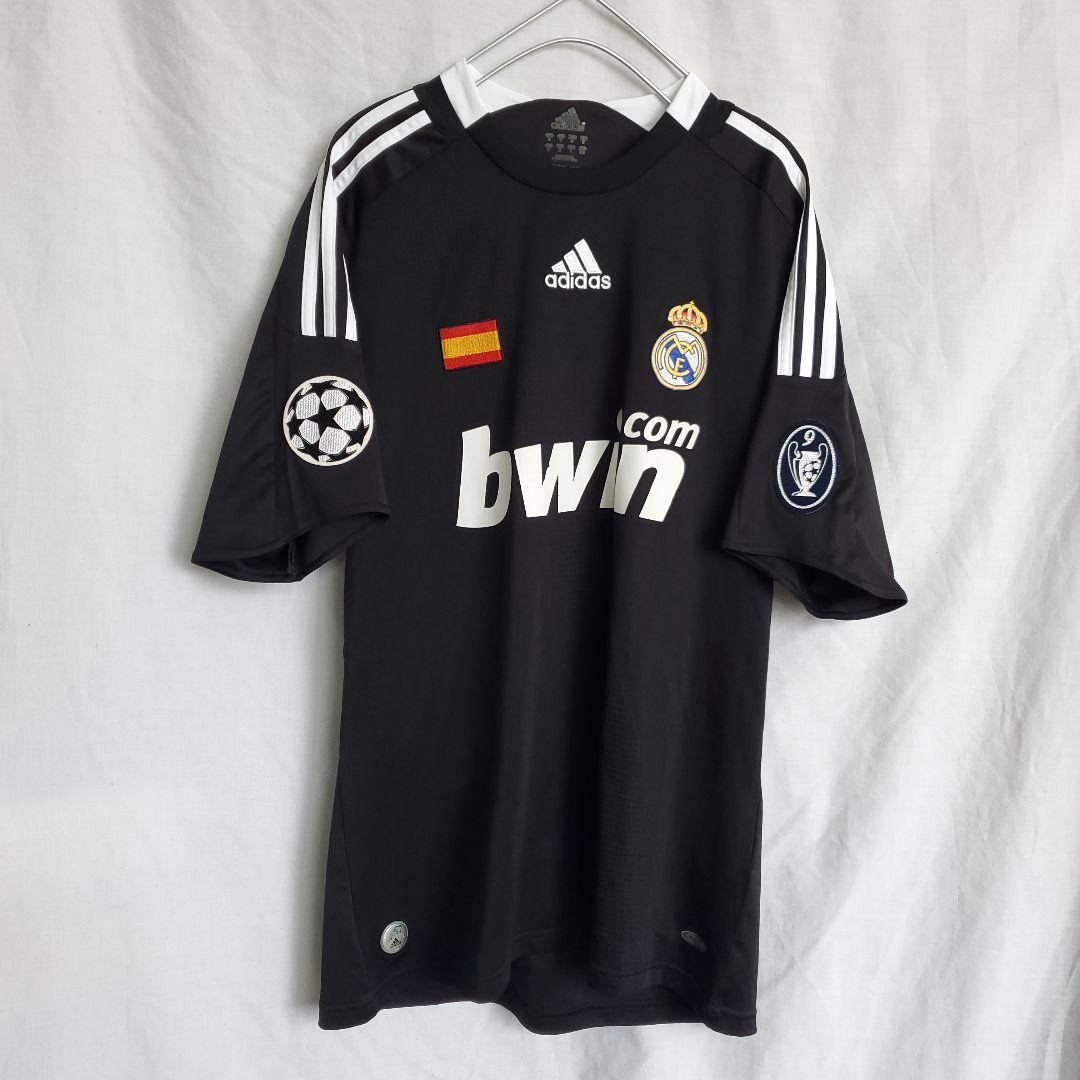 adidas レアル・マドリード08-09 アウェイ 黒 ブラックユニフォーム