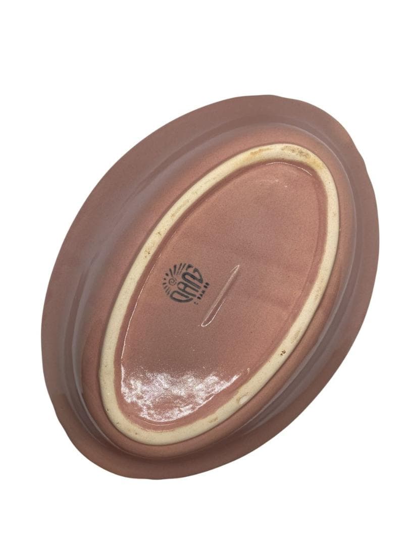 VNEM1-14-2) ベトナム ソンベ焼き 深皿 ピンク ナンセラミック - メルカリ