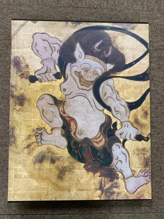 俵屋宗達 日本美術絵画全集 14 風神 雷神 TAWARAYA SOUTATSU The Wind God and Thunder God-Folding Screen